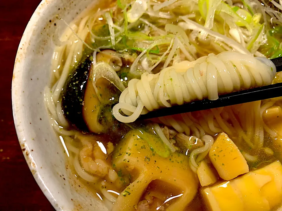 新筍と豚バラの木の芽あんかけめん|半田手延べそうめんの店 阿波や壱兆さん