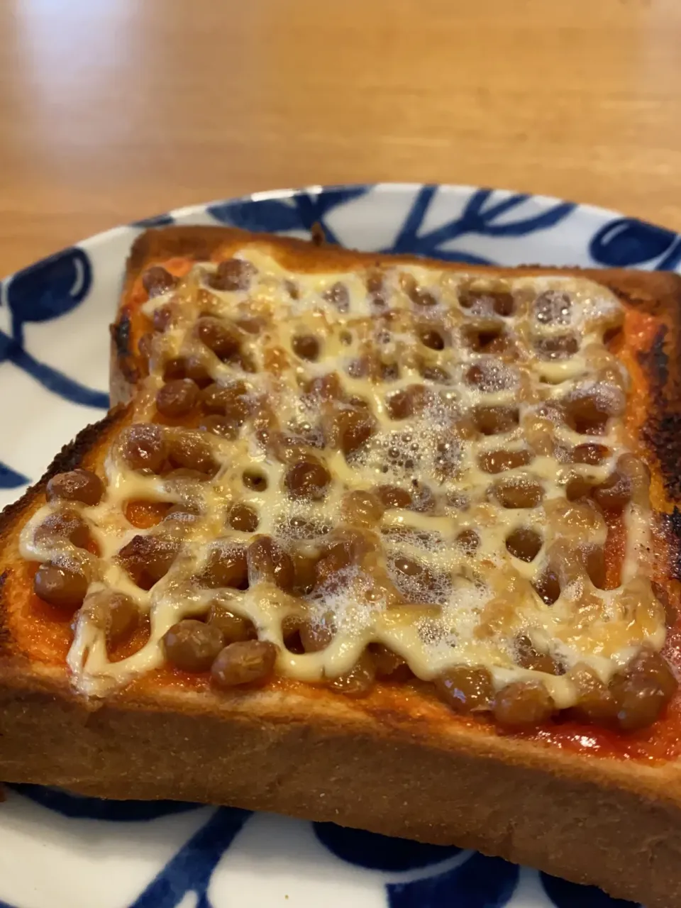 お昼ご飯✨納豆トースト|aireimamaさん