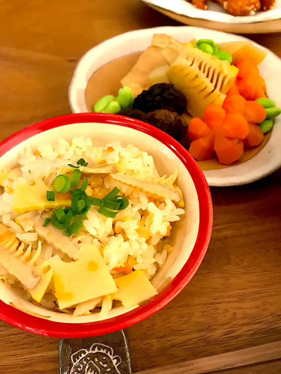 竹の子ご飯と竹の子の煮物で春ご飯|夢酒(ムッシュ)さん