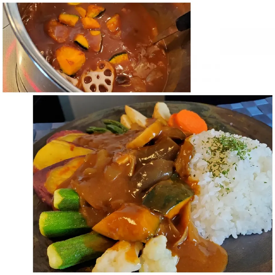 Snapdishの料理写真:季節を先取り、身体に優しい夏野菜カレー|motohiroさん