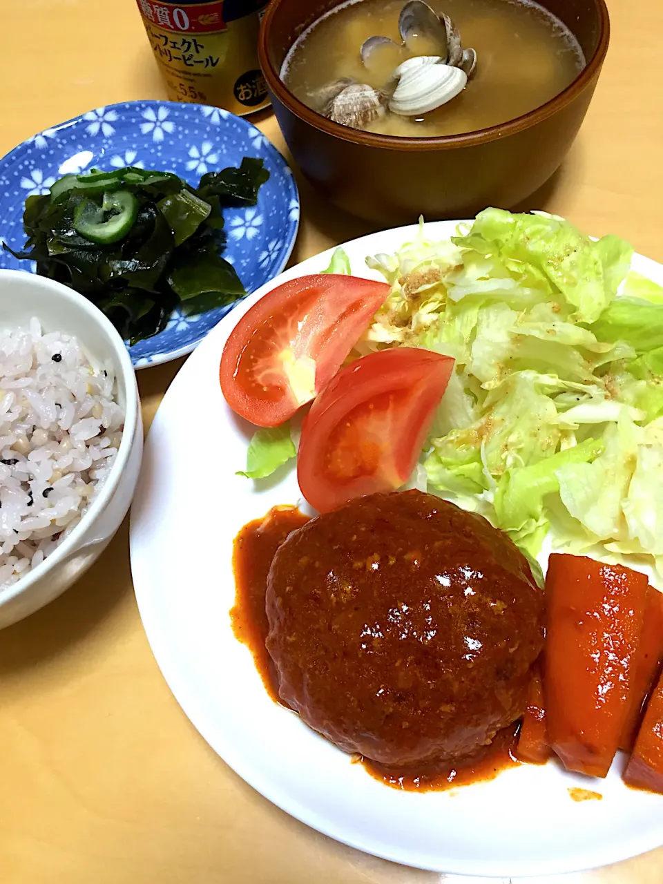 単身赴任中の男飯(ハンバーグ)|おおもりの星さん