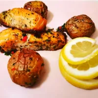  salmon with potatoes|Andreea Geaninaさん