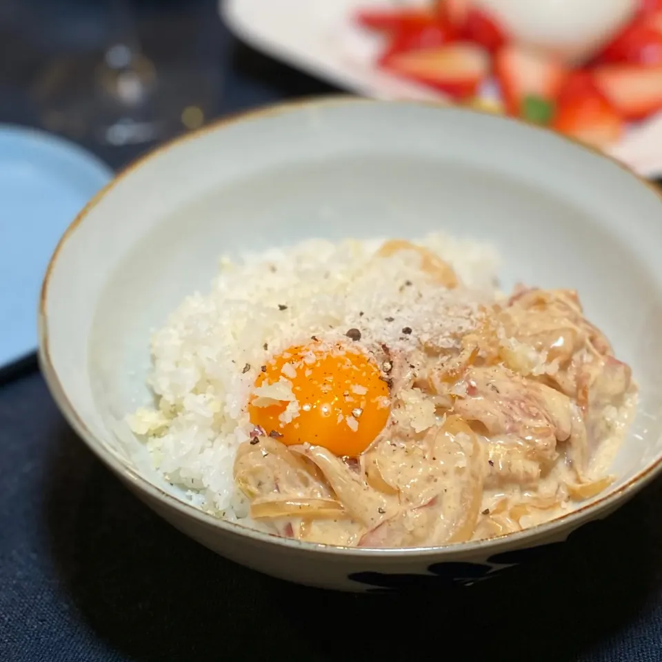 カルボナーラ丼|麻紀子さん