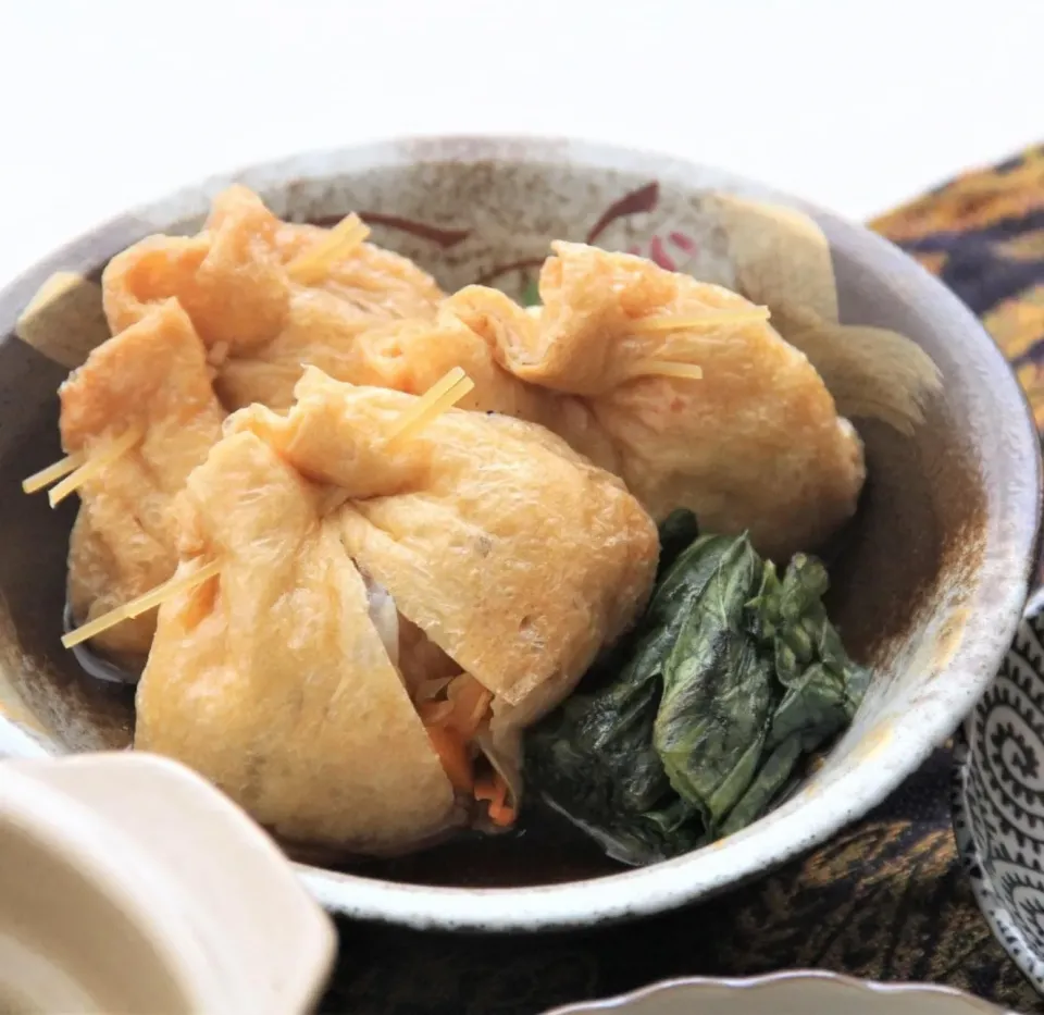 『巾着煮物』#料理研究家指宿さゆり|【公式】料理研究家　指宿さゆり≫ｽﾀｼﾞｵ（ｽﾀｯﾌ運営）さん