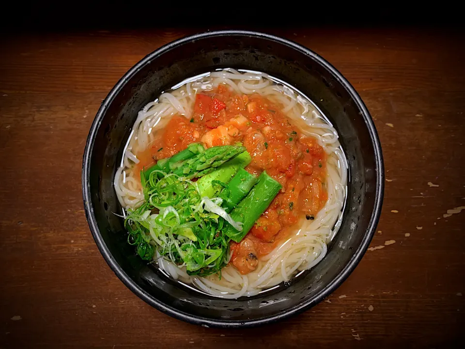 シーフードトマトそうめん|半田手延べそうめんの店 阿波や壱兆さん