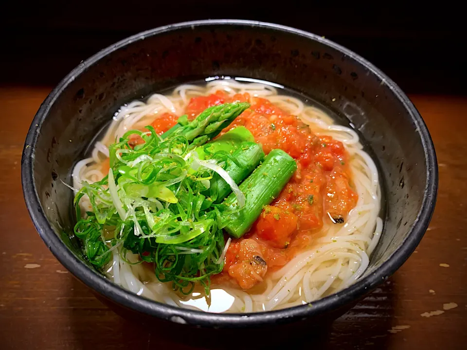 シーフードトマトそうめん|半田手延べそうめんの店 阿波や壱兆さん