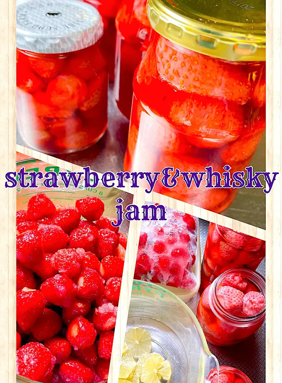 strawberry&whisky jam|Blueberry🫐さん