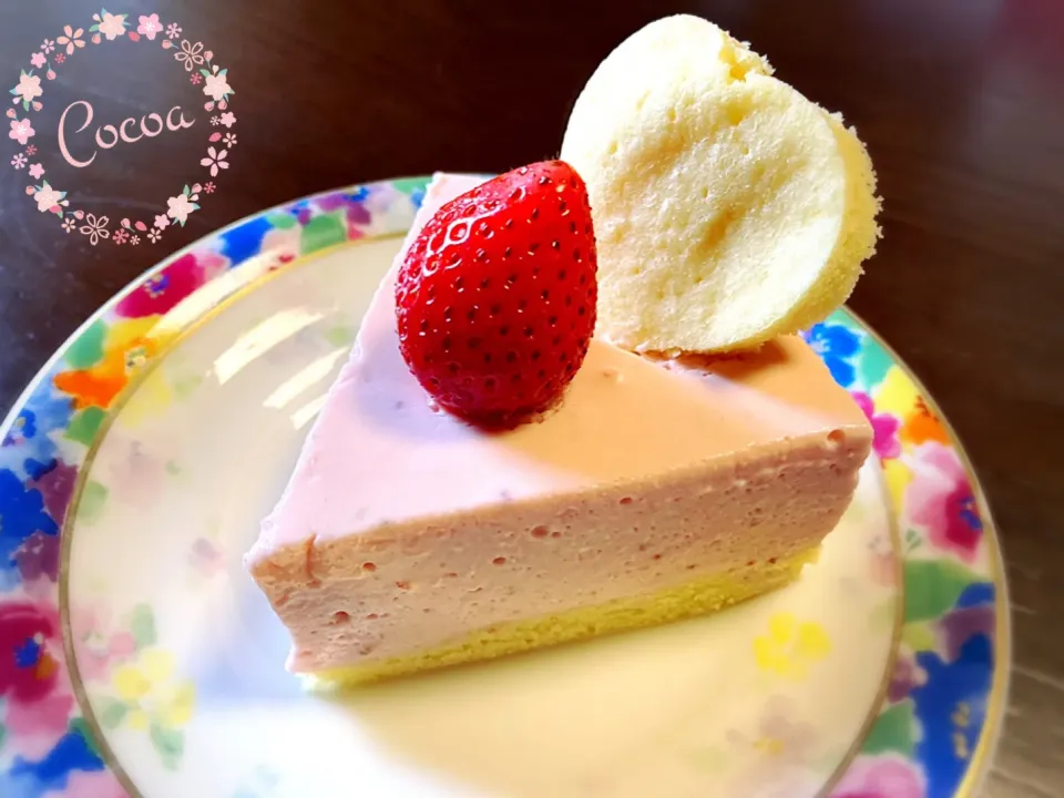 くららさんの料理 イチゴのレアチーズケーキ☆|cocoaさん