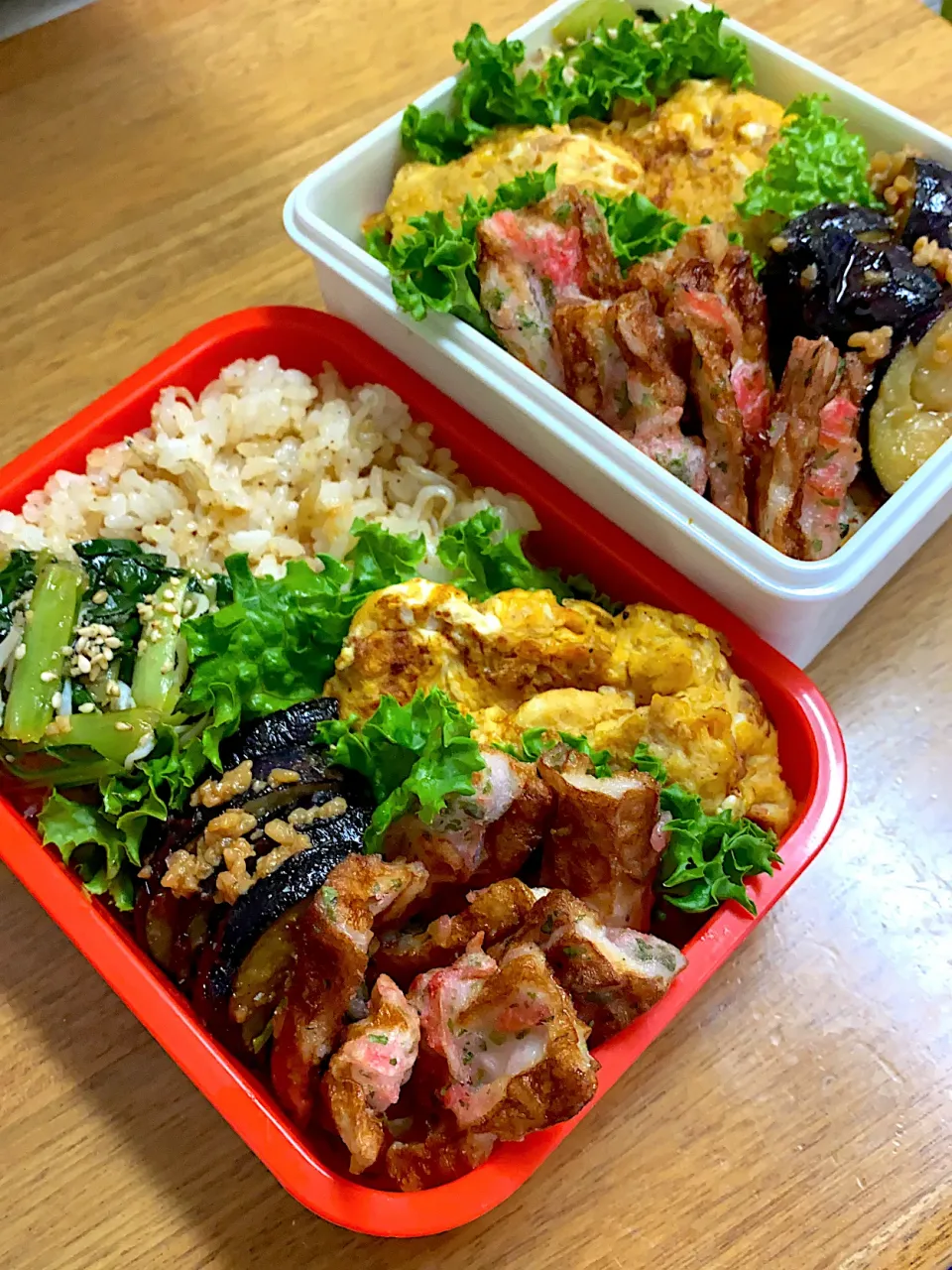 海老入り🦐ちくわ天弁当|まっきんさん