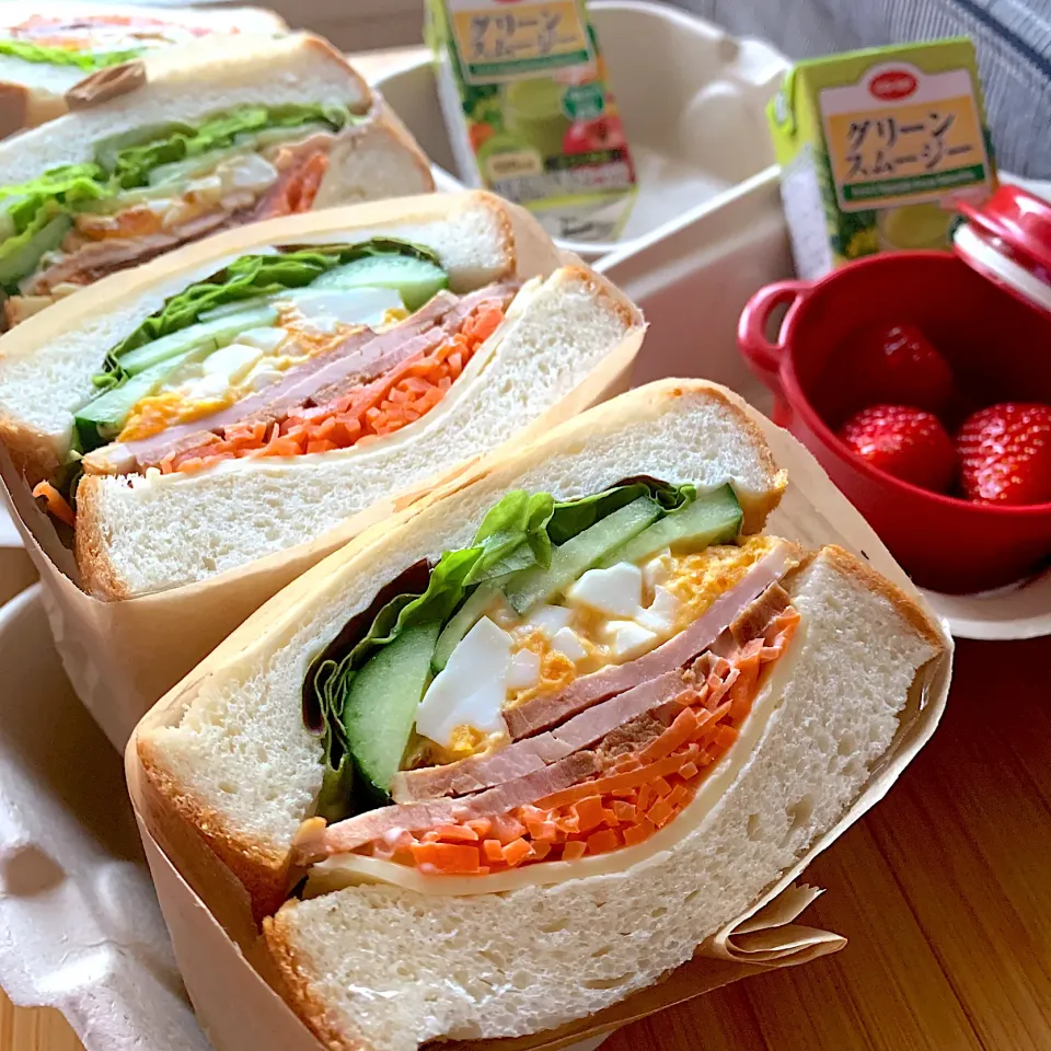 サンドイッチ🥪弁当|てんさん