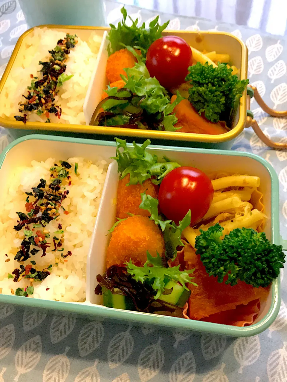 2021.4.19  今日のお弁当 ＊カレー風味のマカロニサラダ＊|rinrin*mama*さん