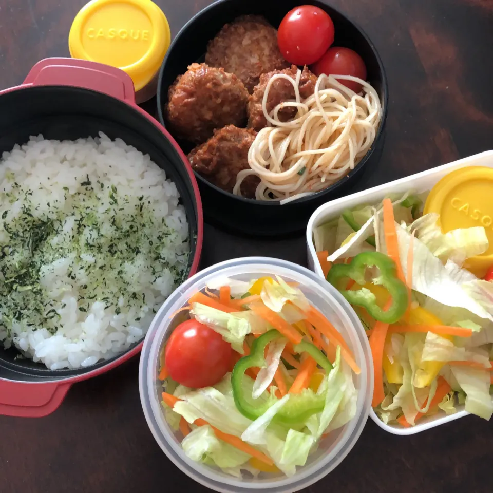 Snapdishの料理写真:ハンバーグ弁当|charinkoqさん