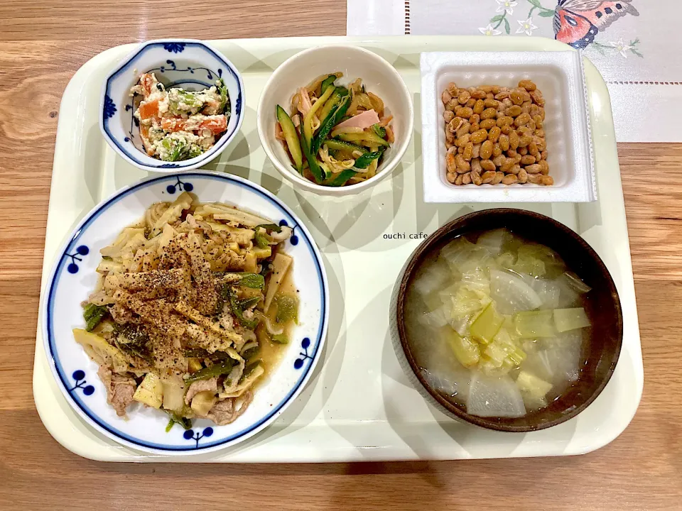 筍たっぷり青椒肉絲のご飯|みよさん