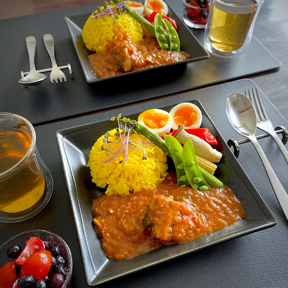 鯖缶とトマトのカレー|恭子さん