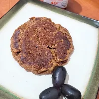 chocolate oat pancake + psyllium husk|cookiebimさん