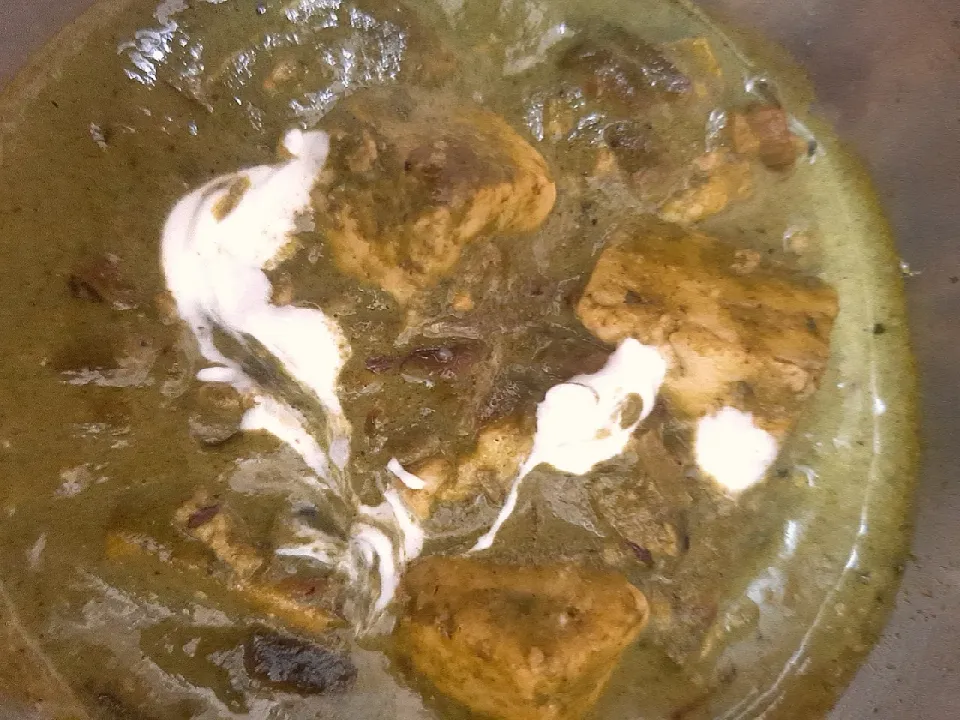 Snapdishの料理写真:Palak  Paneer😍|Saranya Dillibabuさん