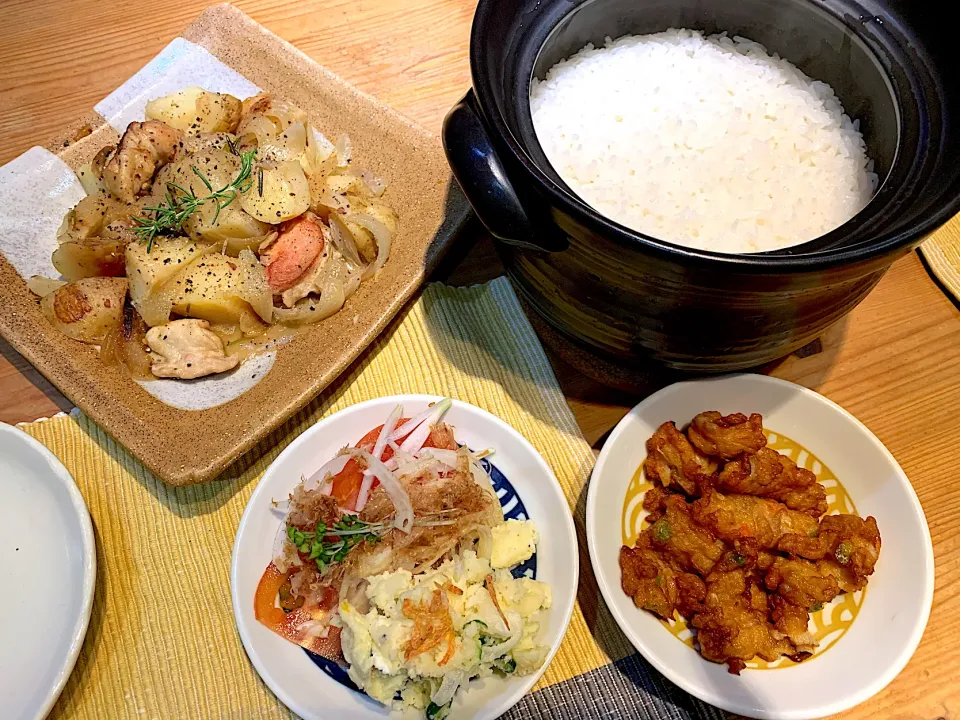 Snapdishの料理写真:今日の晩御飯（R3.4.19）|え〜かさん