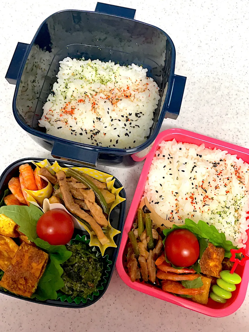 女子高生と男子高生のお弁当|料理嫌いなおかあさんさん