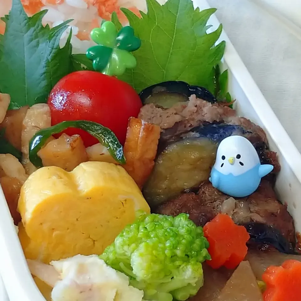 Snapdishの料理写真:高校娘のお弁当...♪*ﾟ|Naomiさん