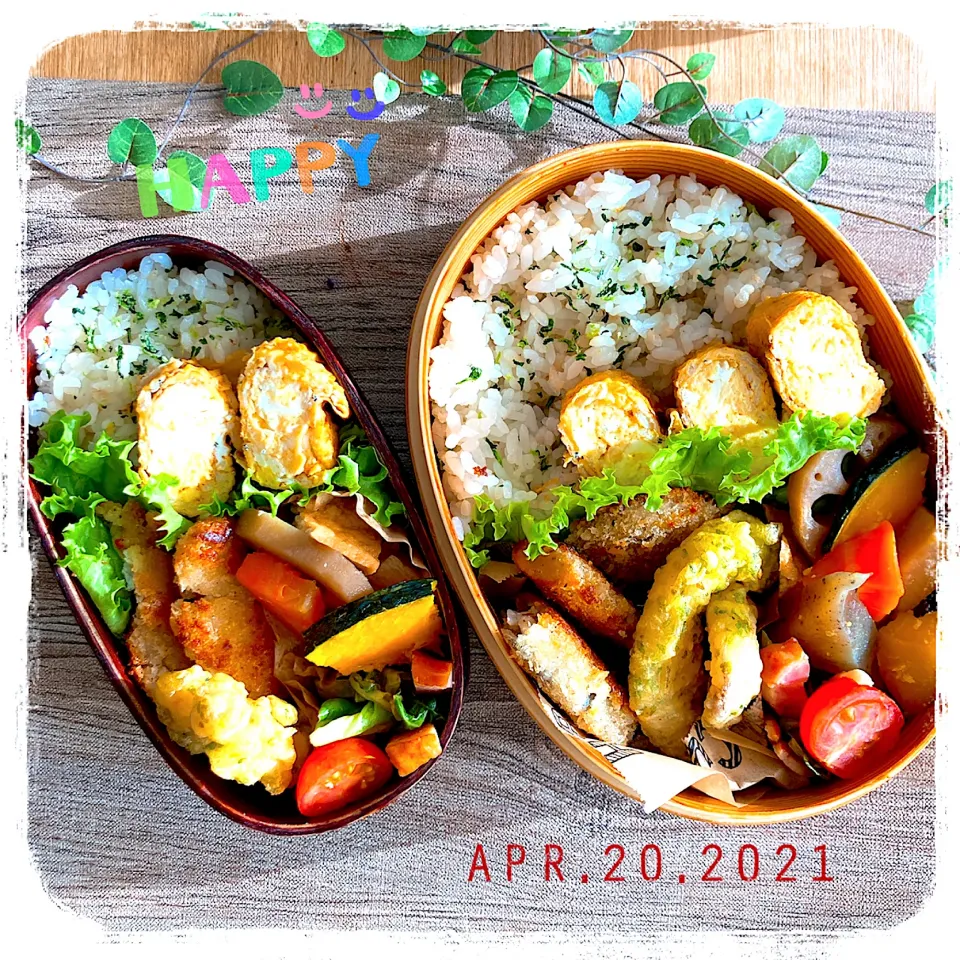 Snapdishの料理写真:4/20 ☺︎☺︎ たらのフライ弁当|jon2さん