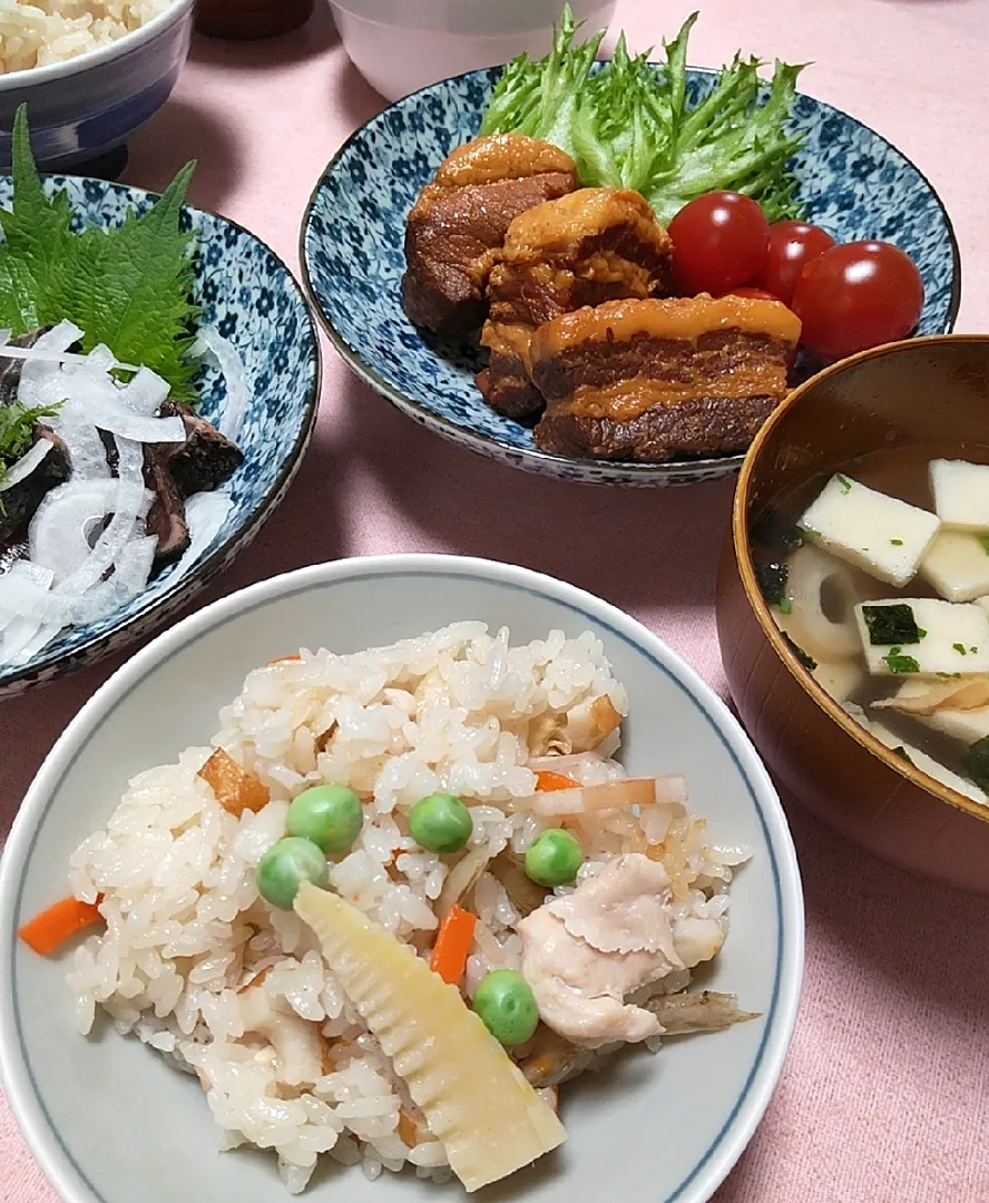 ☆今日の晩ごはん☆　かやくご飯|hamamaさん