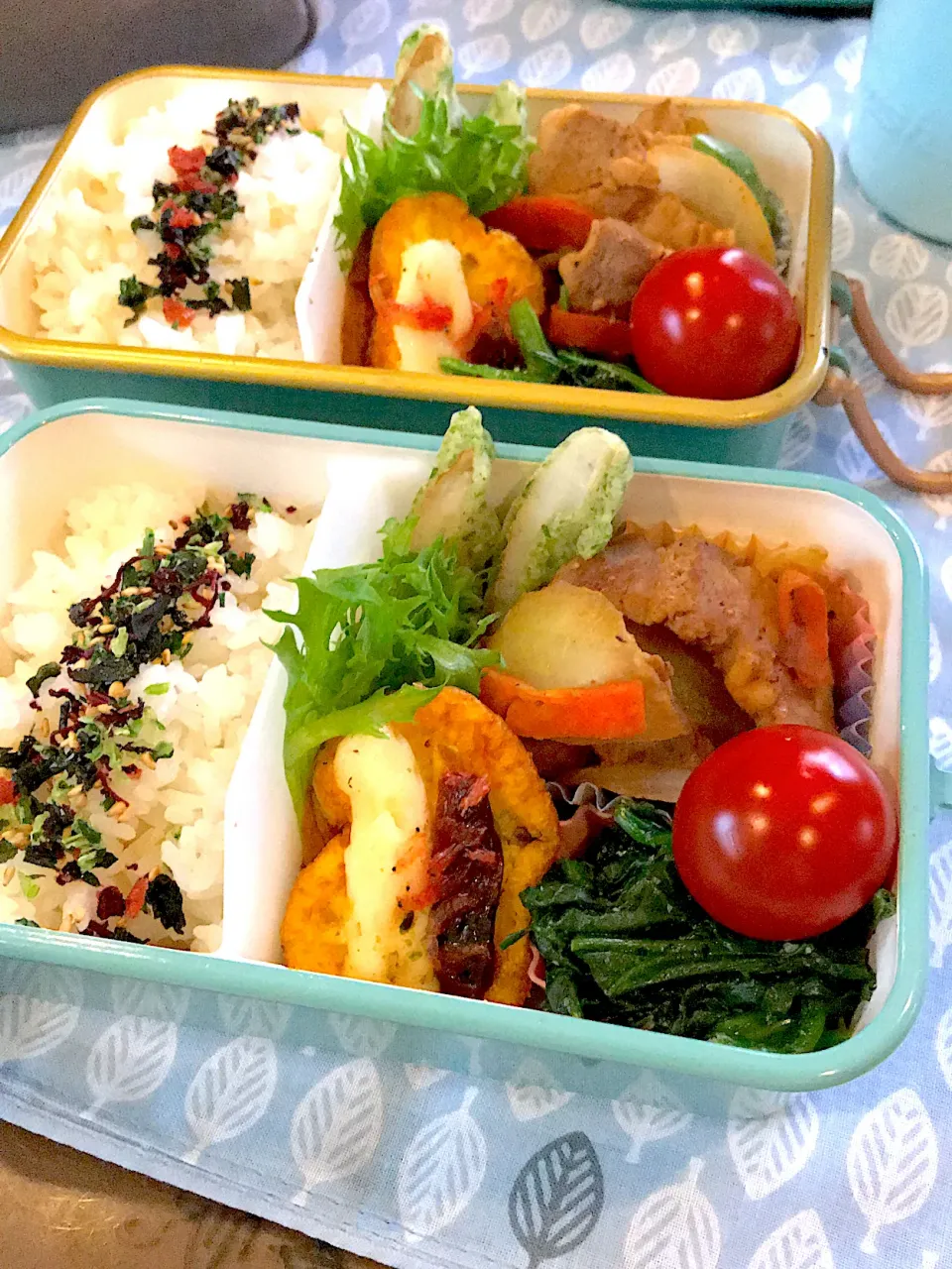 2021.4.21  ＊今日のお弁当＊ほうれん草の胡麻和え＊|rinrin*mama*さん