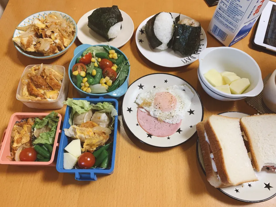 今日のお弁当＆朝ごはん💜2021.4.21.|kimikimiさん