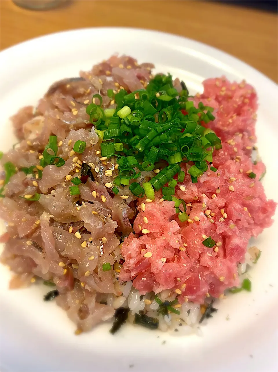 鯵と鮪のタタキ丼|imachanさん