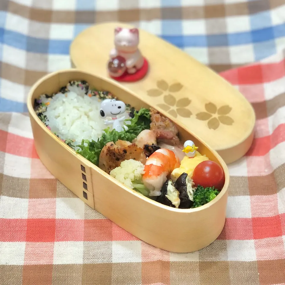 チキンハーブグリル☘の❤️ちゃんお弁当　3/29月|sweet homeさん