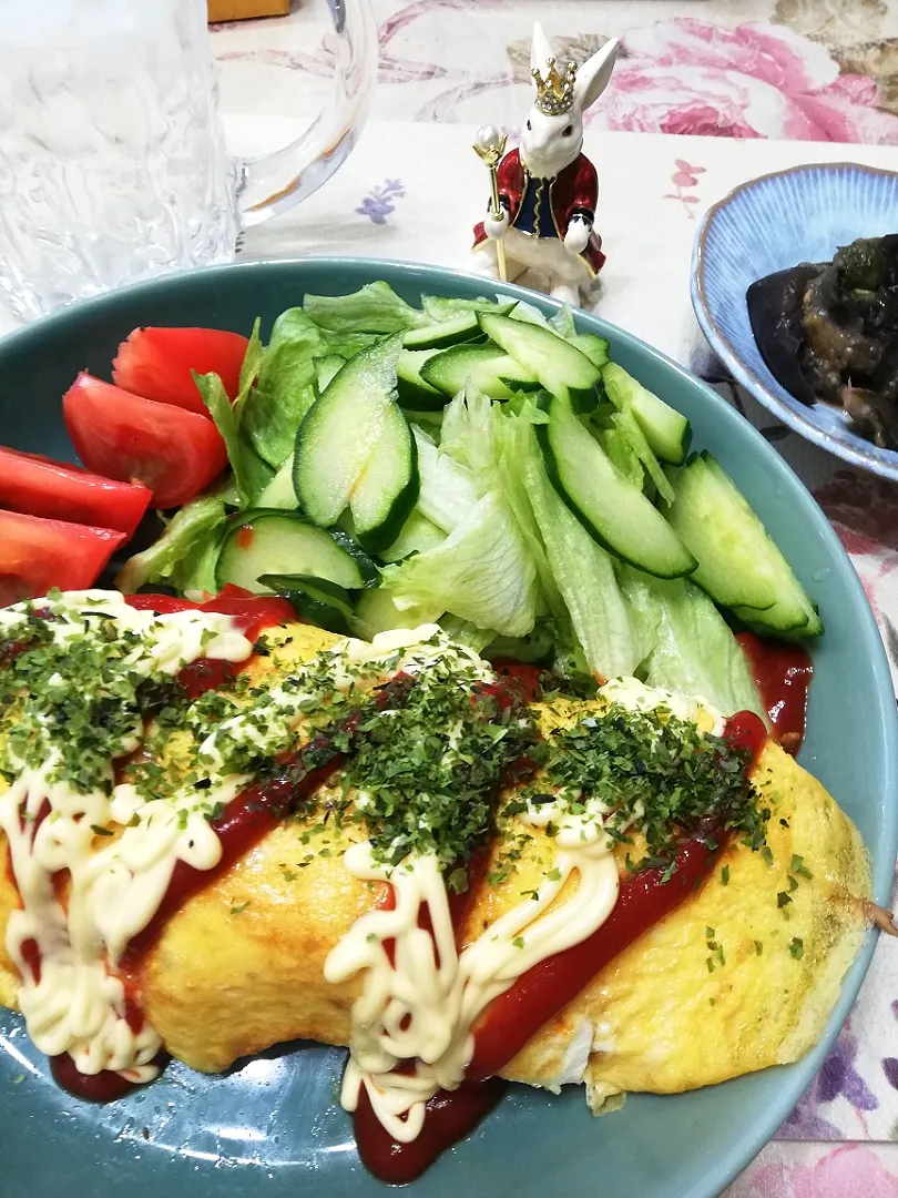 ''21,4/21
オム焼きそばランチ😋|たえさん