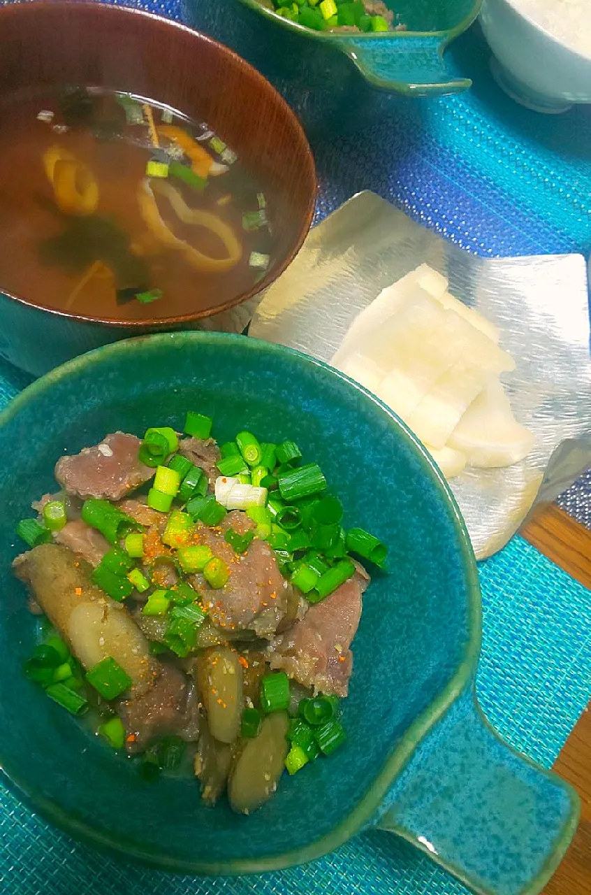 ◇砂肝とごぼうの味噌煮込み|ぶるー子さん