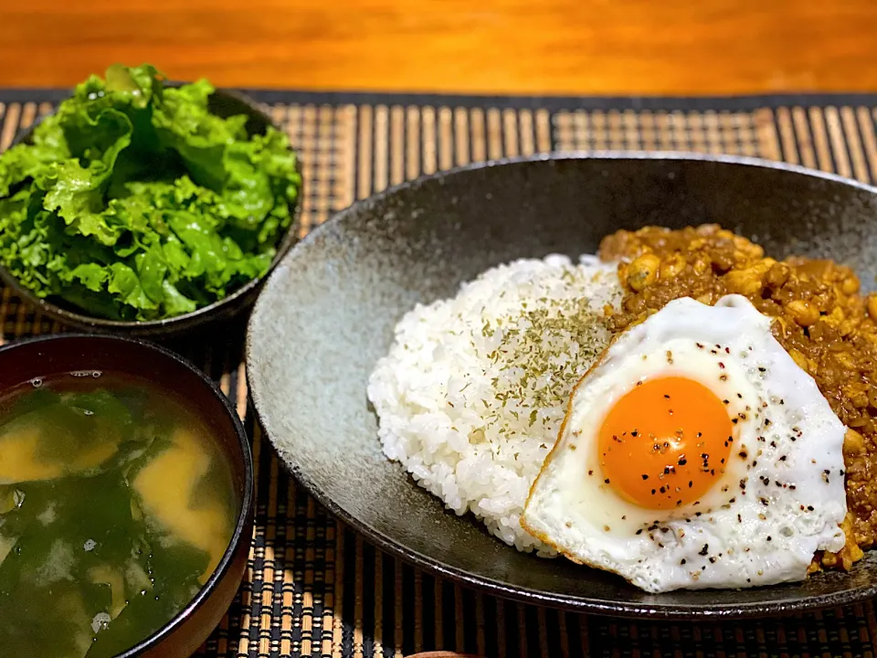 豆腐のキーマカレー♪|カジさん