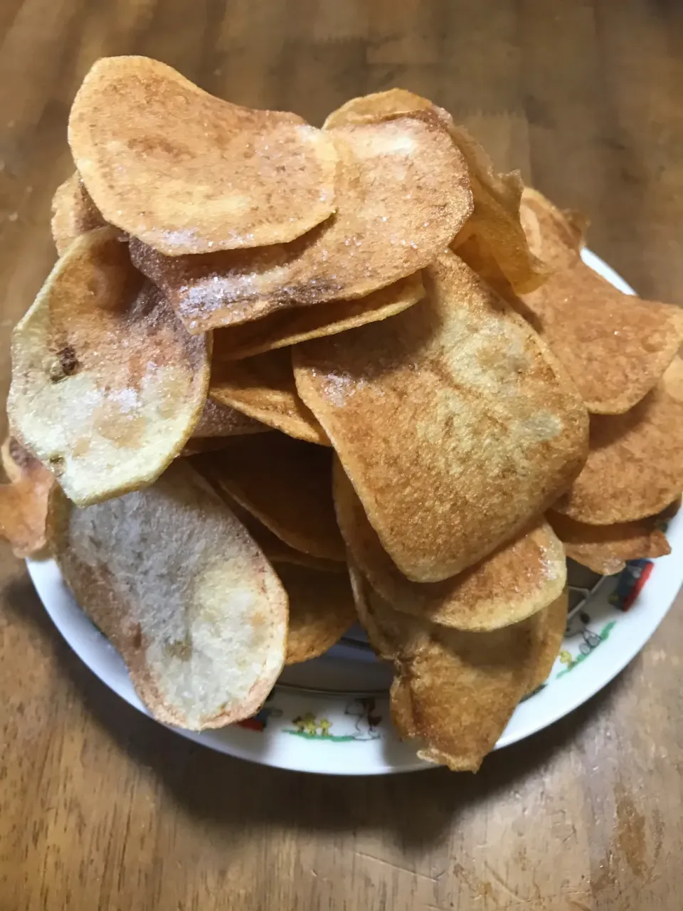 大きなじゃがいものポテトチップ|こっちたんさん