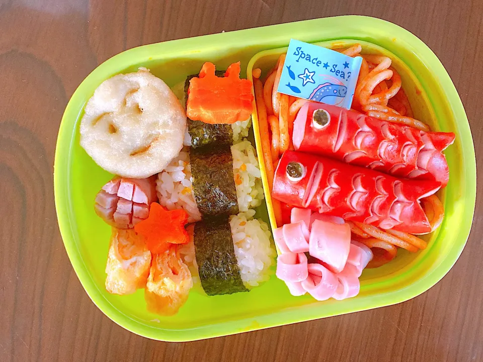 Snapdishの料理写真:鯉のぼり弁当♡|はるmanaさん