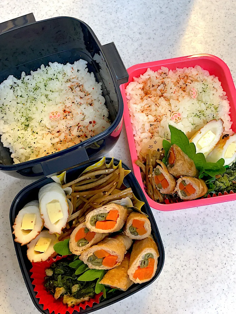 女子高生と男子高生のお弁当|料理嫌いなおかあさんさん