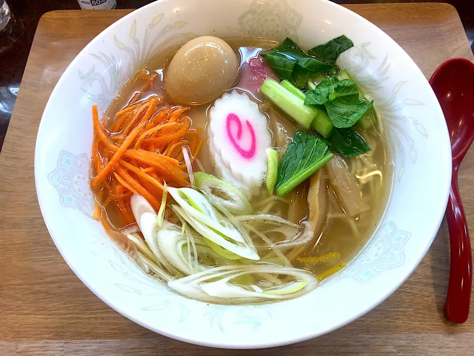 野菜たっぷり煮干し塩ラーメン|ゆっこっこさん