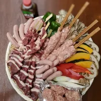 Snapdishの料理写真:鴨鍋BABY～(^o^)

蕎麦で使っている鴨でBBQしたいと思います🎵|築地少年さん