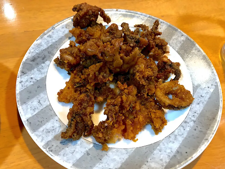 イカ下足から揚げ|しのぶさん