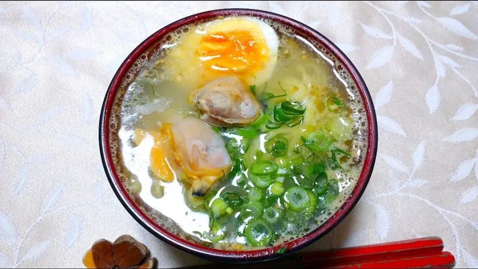 4/22の夕食🌃🍴
ホンビノス貝入りラーメン🍜|卯月さん