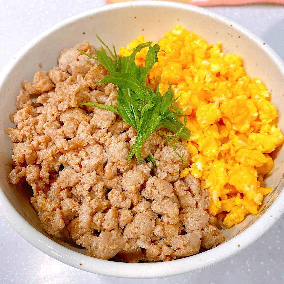 鶏そぼろ丼😋|アンナさん