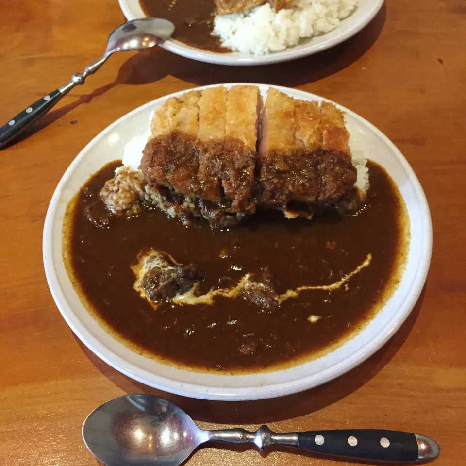 Snapdishの料理写真:さいき農場火の本豚ロースカツカレー|IKURA Foodsさん