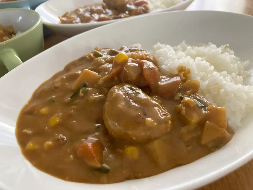 ＊ハンバーグカレー🍛＊|＊抹茶＊さん