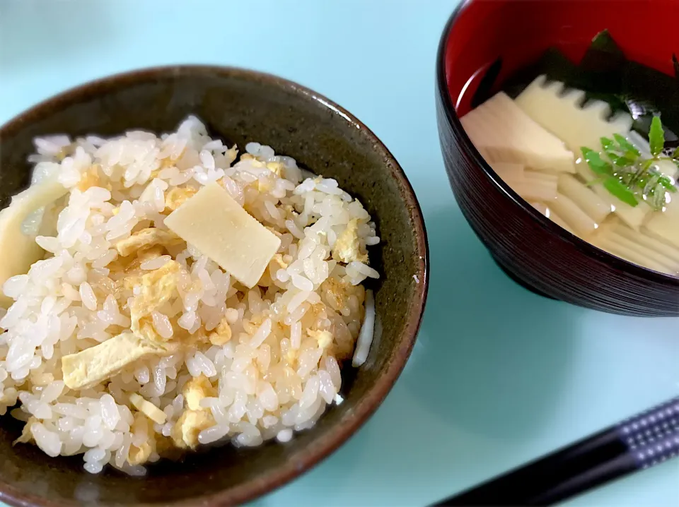 筍ご飯♡筍のお吸い物|sankakuさん