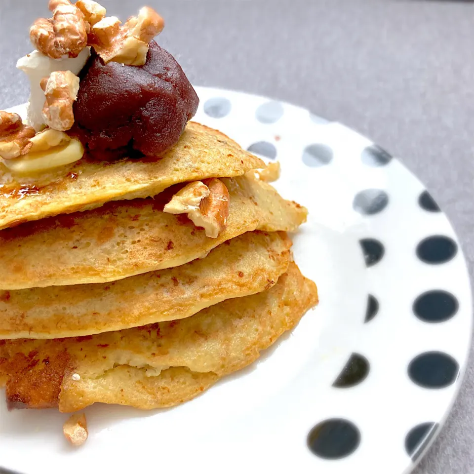 オーツと米粉のバナナパンケーキ🥞🍌|ららさん