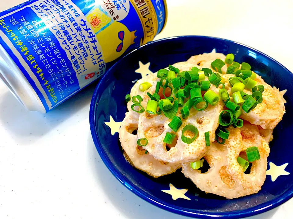 おかちさんの料理 れんこんの明太サラダ🍀|ひろりんさん