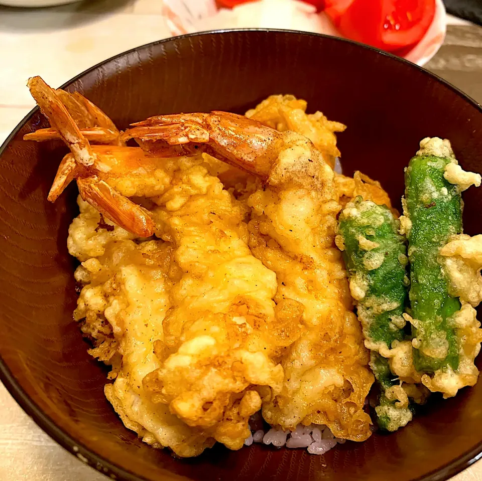 Snapdishの料理写真:今夜は天丼🍤|みっこちゃんさん