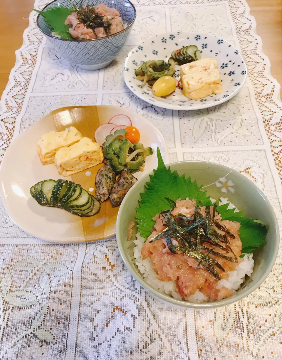 Snapdishの料理写真:♡わたしと四女の朝食♡令和3年4月24日土曜日♡|♡Fille√chie♡さん