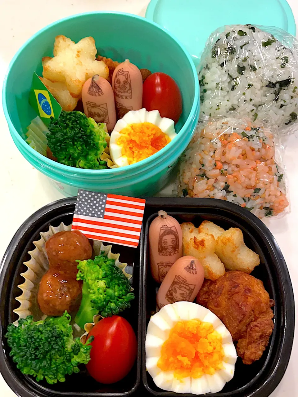 子どもの好きなものいっぱいお弁当😍💕|Michiko Okamotoさん