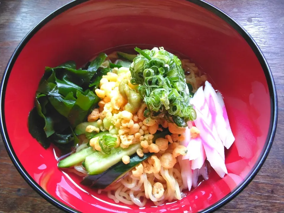 冷やしたぬきそばならぬラーメン|にんにくと唐辛子が特に好き❤️(元シャリマー)さん