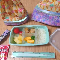 Snapdishの料理写真:リアル手抜き弁当2|リアル手抜き弁当さん